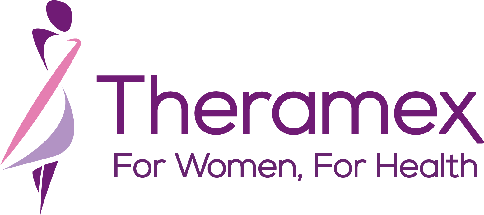 Theramex logo with words colour